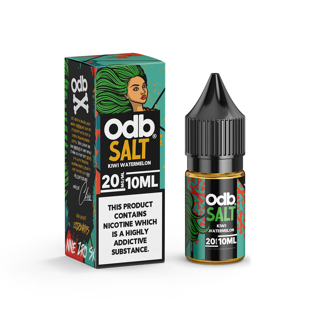 ODB Juice - Watermelon Kiwi Nic Salt