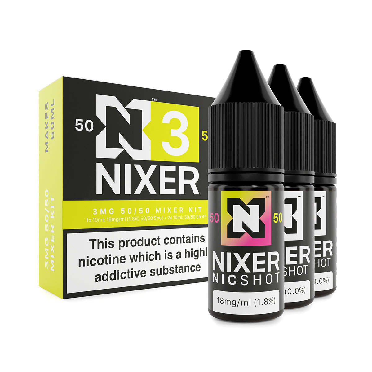 Nixer - Freebase 50/50 Mixer Kit