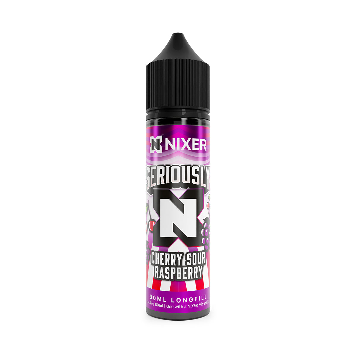 Nixer x Seriously - Cherry Sour Raspberry 30ml Longfill