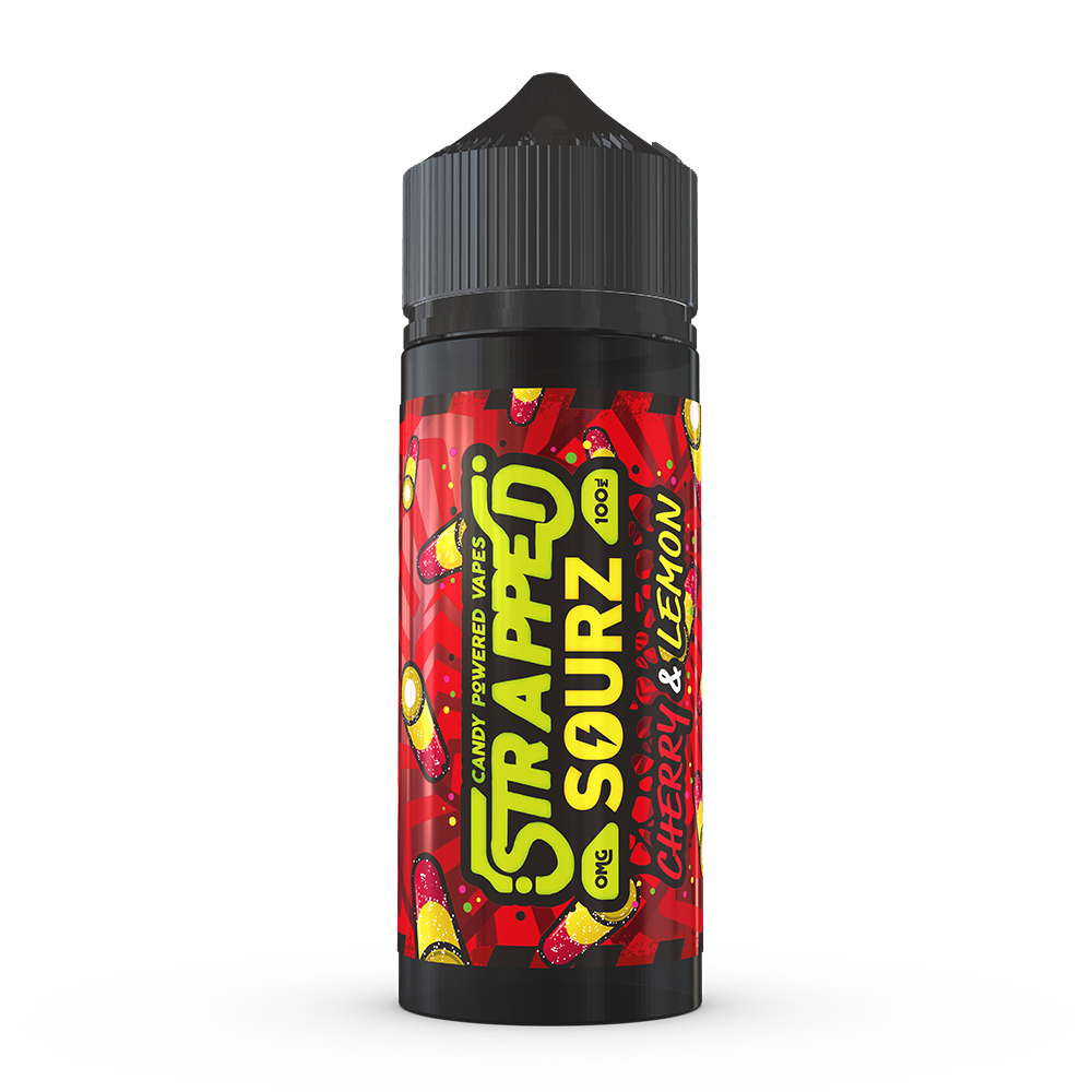 Strapped Sourz - Cherry & Lemon 100ml