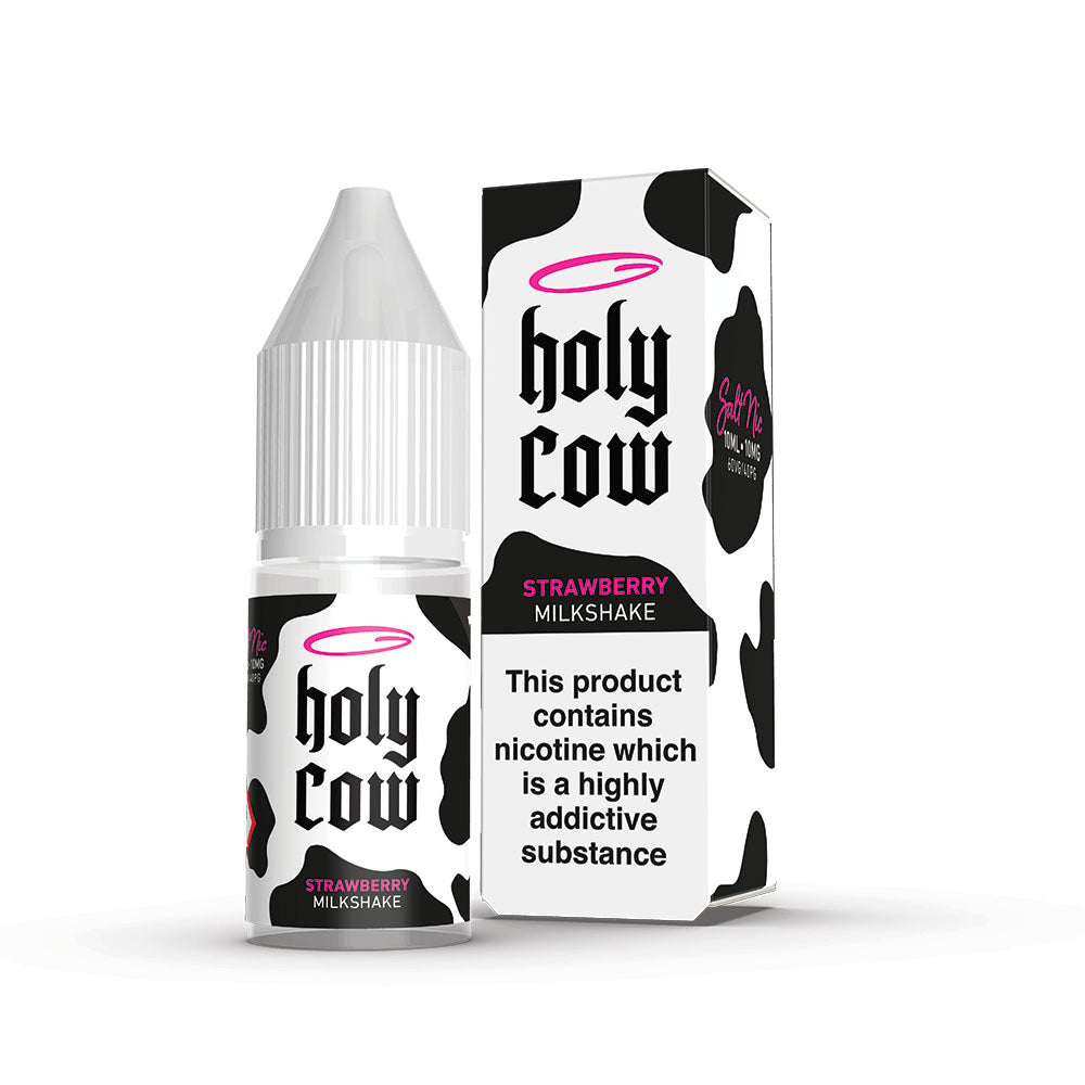 Holy Cow - Strawberry Milkshake Nic Salt 10ml