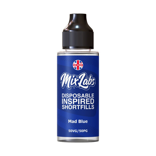 Disposable Inspired Shortfills - Mad Blue 100ml