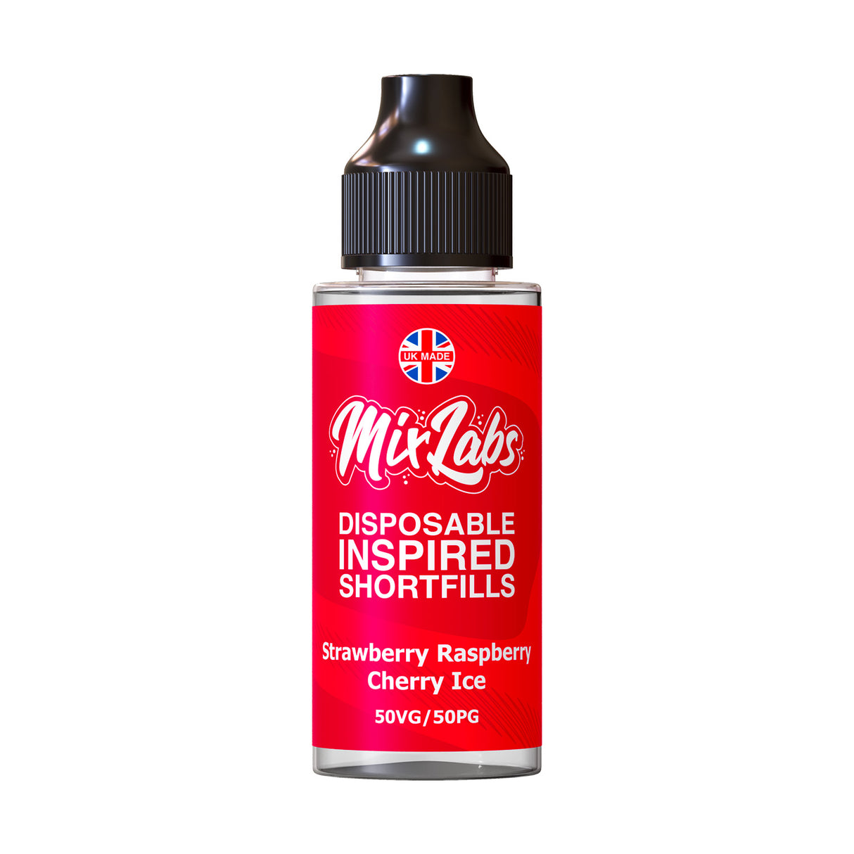 Disposable Inspired Shortfills - Strawberry Raspberry Cherry Ice 100ml