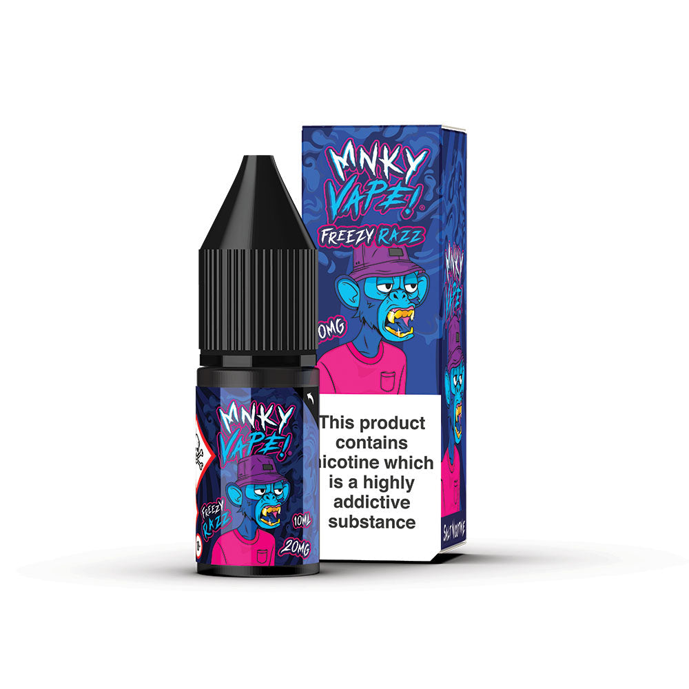 MNKY Vape - Freezy Razz Nic Salt 10ml